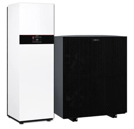 Viessmann Vitocal 250-A Compact šilumos siurblys, Oras/Vanduo, su integruota 190 l talpa, 13,4 kW