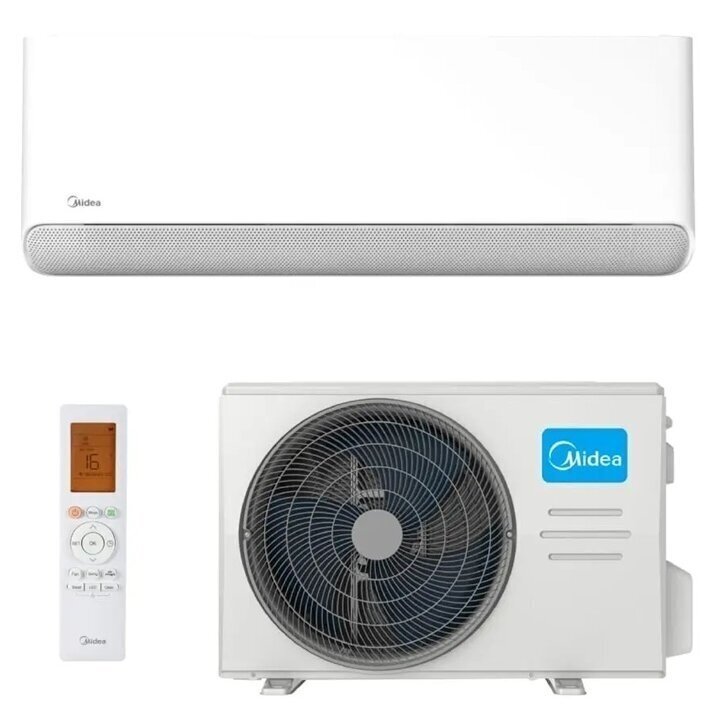 Midea Breezeless E kondicionierius/šilumos siurblys, Oras/Oras, 2,6/2,9 kW (iki -25)