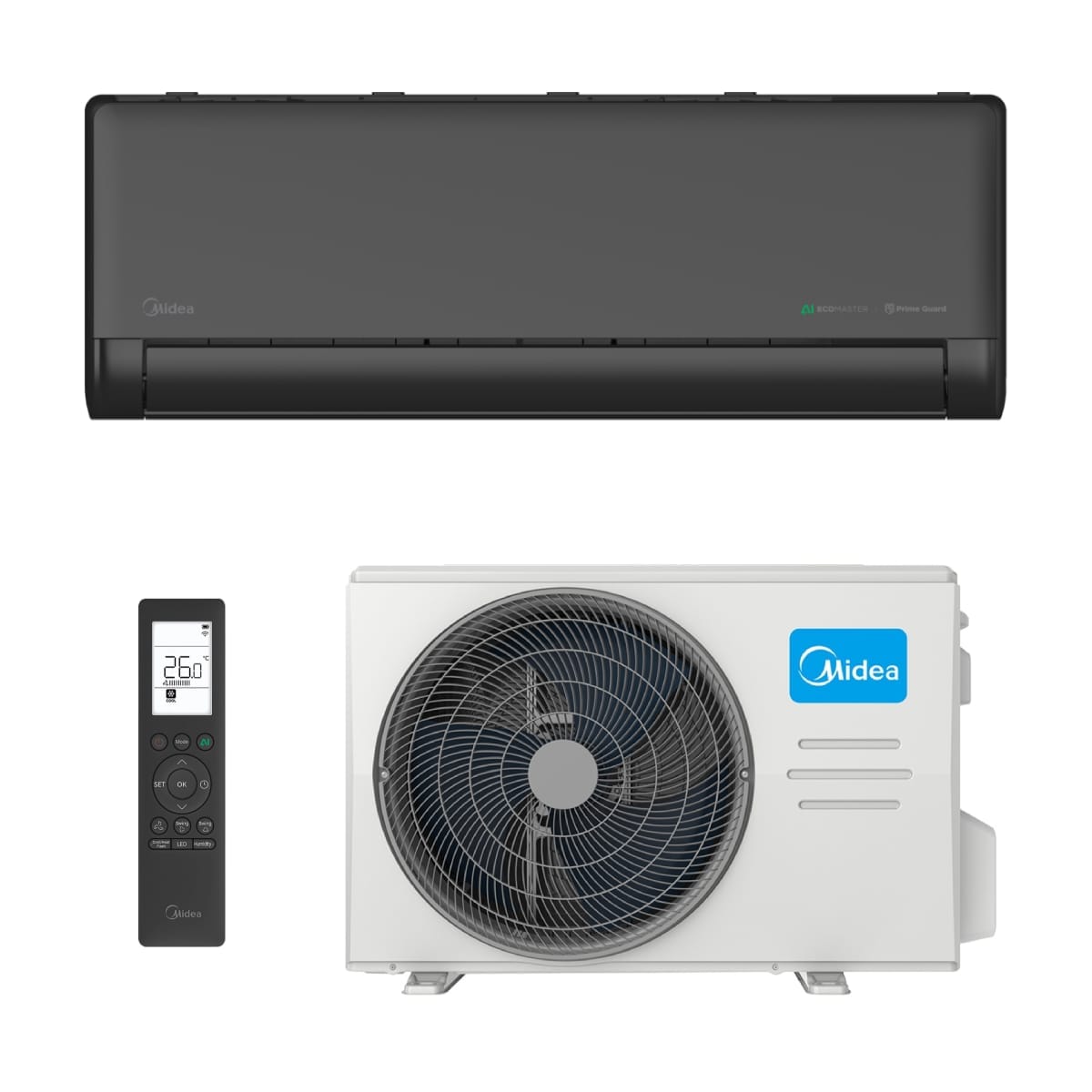 Midea EZ kondicionierius/šilumos siurblys, Oras/Oras, 3,5/3,8 kW