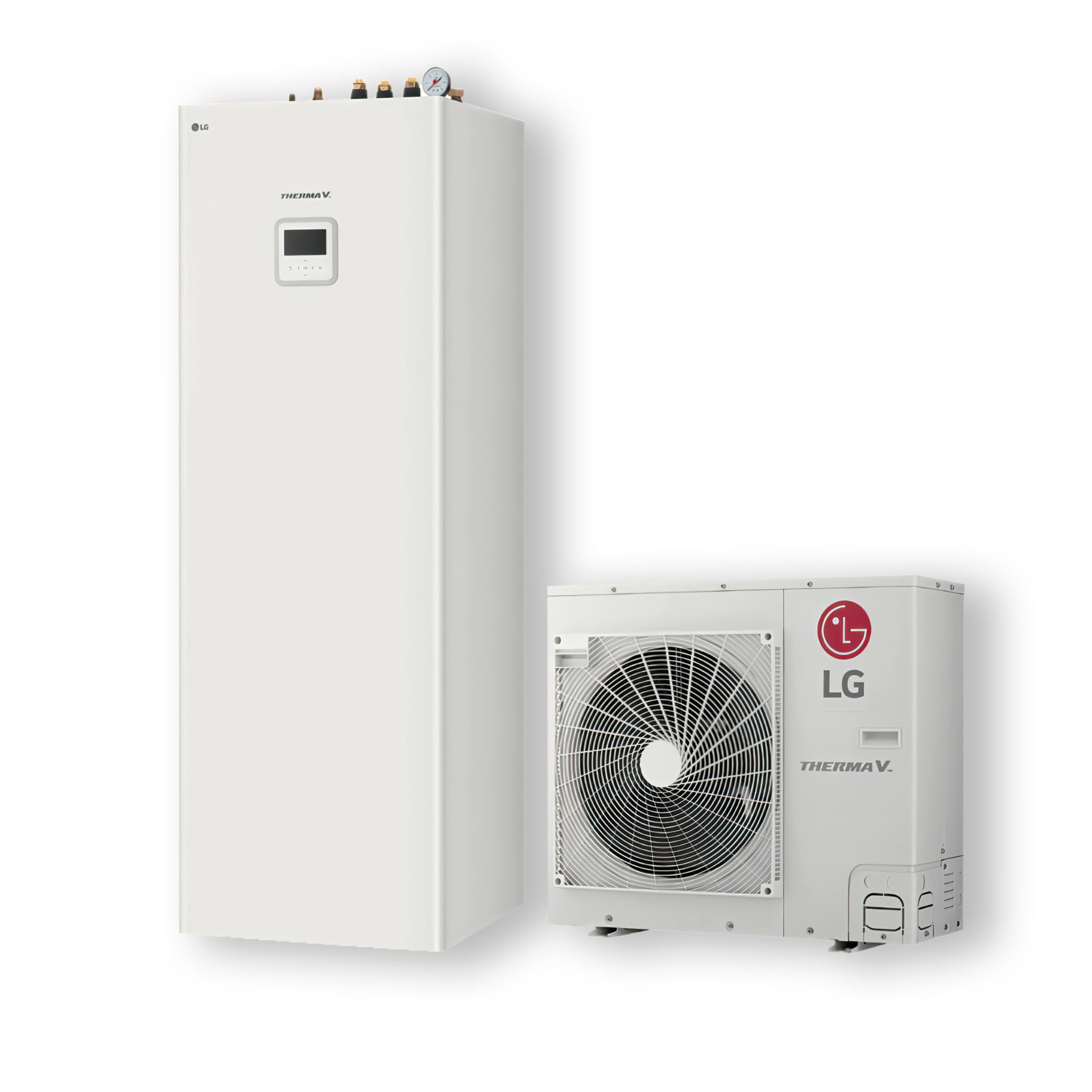 LG Therma V HU051MR/ HN0916T šilumos siurblys, Oras/Vanduo, su integruota 200 l talpa, 5,5 kW
