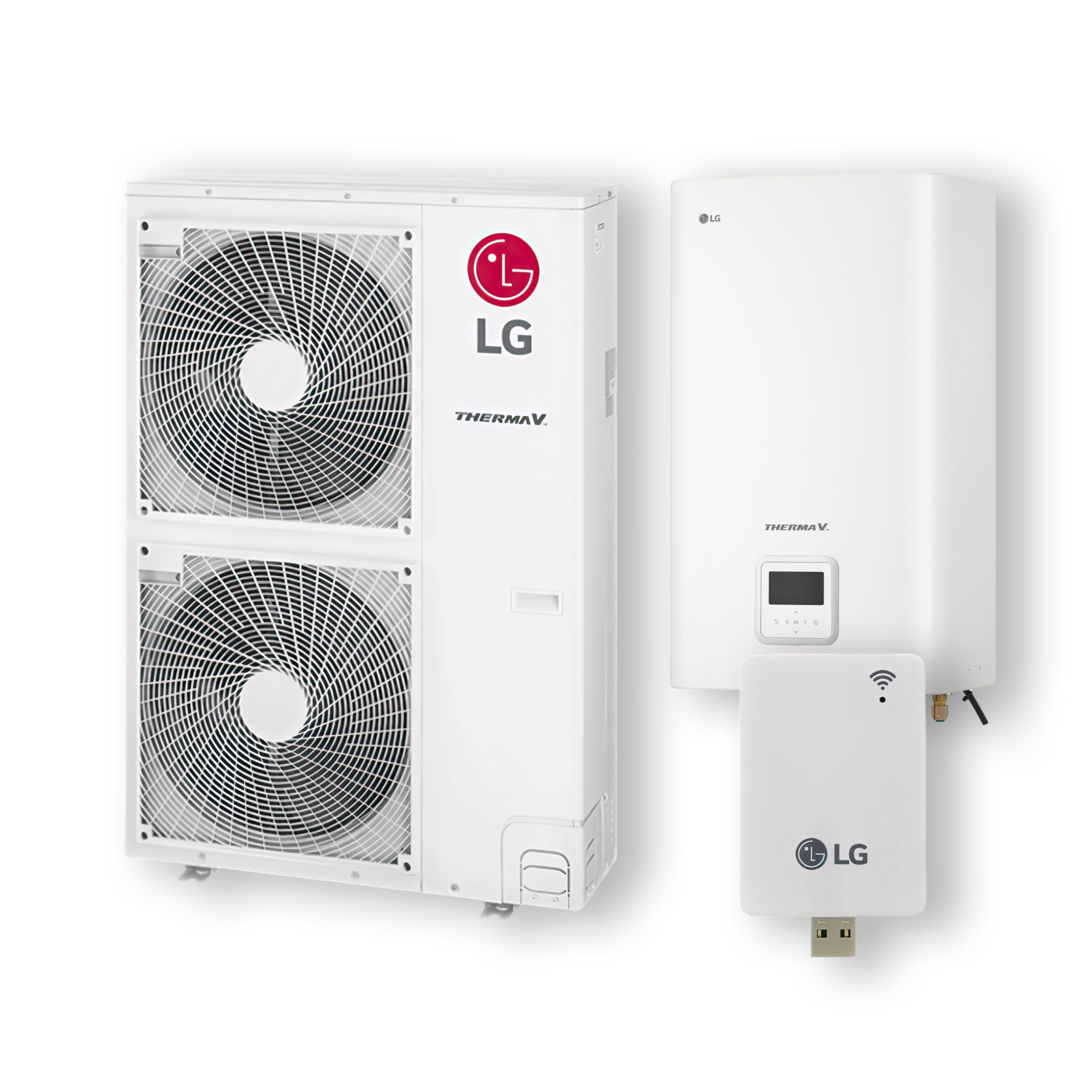 LG Therma V Split HU163MRB/HN1600MC šilumos siurblys, Oras/Vanduo, 16,0 kW - 2