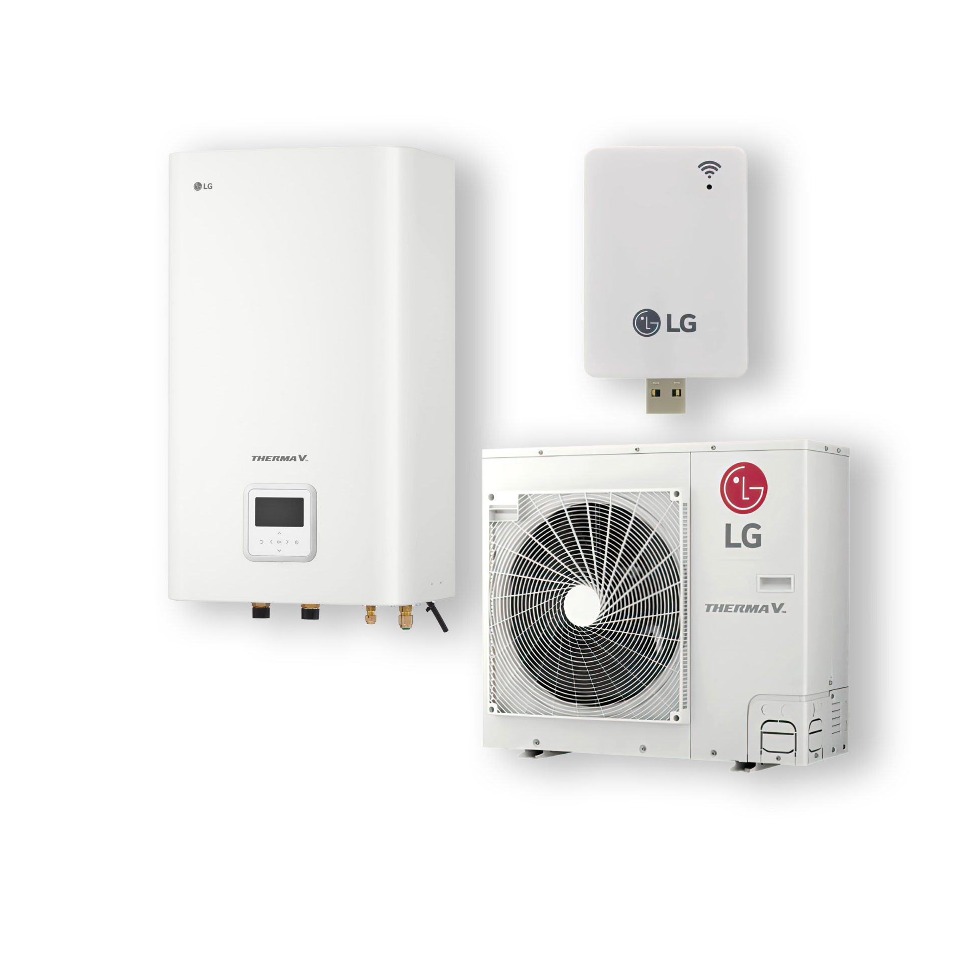 LG Therma V Split HU091MR/ HN091MR šilumos siurblys, Oras/Vanduo, 9,00 kW - 2