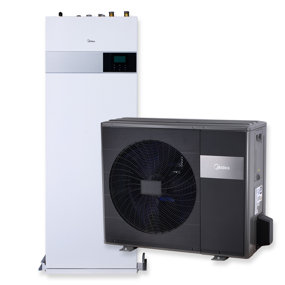 Midea M-Thermal Arctic šilumos siurblys, Oras/Vanduo, su integruota 240 l talpa, 12,1 kW