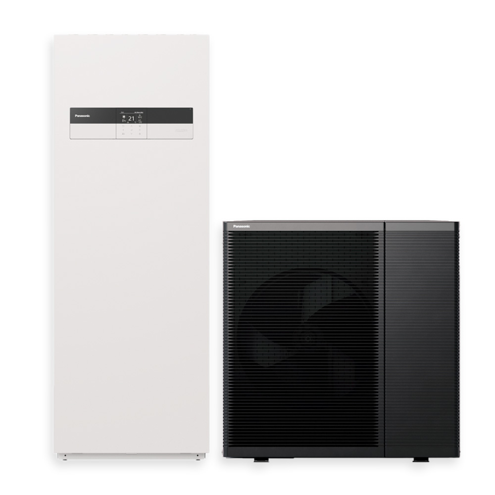 Panasonic Aquarea L kartos šilumos siurblys, Oras/Vanduo, su integruota 185 l talpa, 5 kW