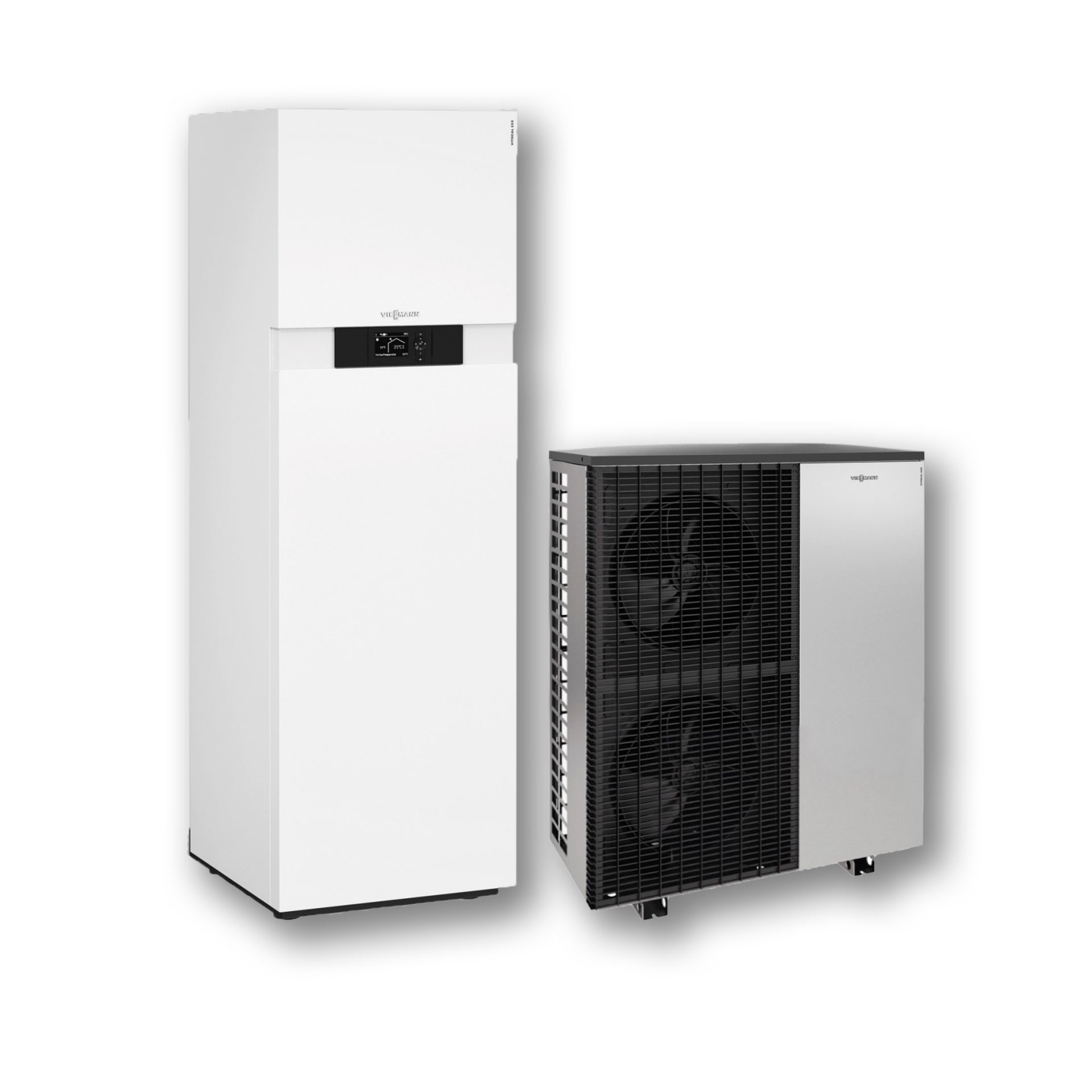 Viessmann Vitocal 222-S šilumos siurblys, Oras/Vanduo, su integruota 220 l talpa, 13,0 kW paketas