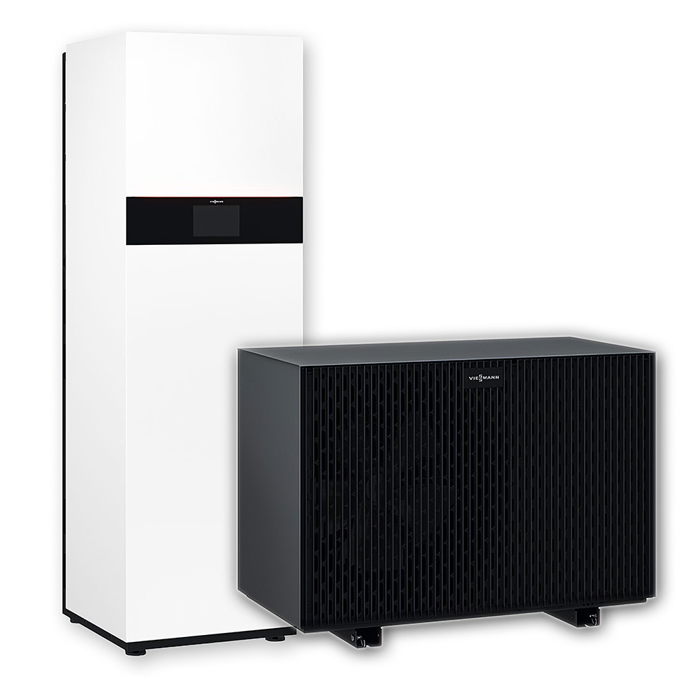 Viessmann Vitocal 250-A Compact šilumos siurblys, Oras/Vanduo, su integruota 190 l talpa, 6,0 kW
